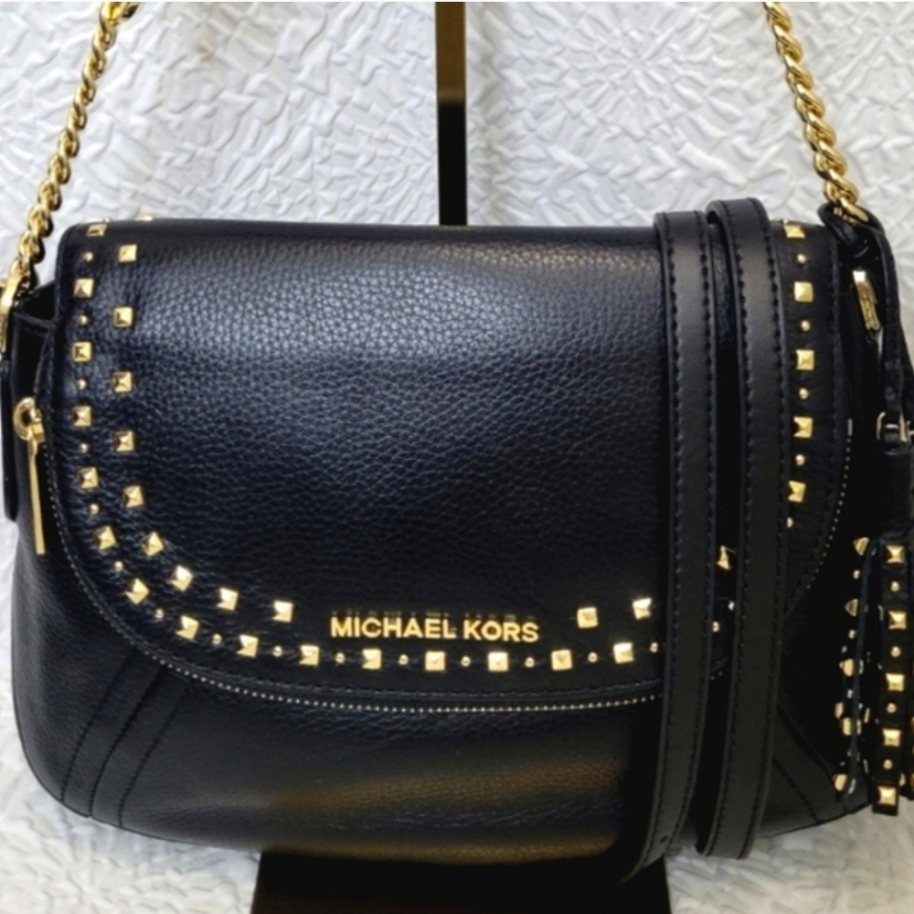 🎋Michael Kors Aria Studded Crossbody/Shoulder Bag - Picture 15 of 15